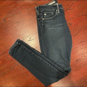 AG skinny dark wash blue jeans 26R
